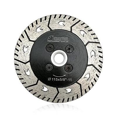 GRIP TIGHT TOOLS 4-1/2 in. Professional Turbo Sandwich Diamond Blade, Cuts  Granite, Marble, Concrete, Stone, Brick and Masonry (3-Pack) - Yahoo  Shopping