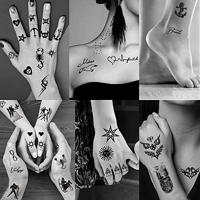 The Last Of Us 2 Ellie Temporary Tattoo for Cosplayers, 4 Different Sizes