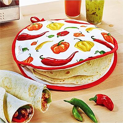 LEONAL Tortilla Warmer Taco 12 Inch Insulated Pouch Cloth - Microwave Use  Fabric Bag to Keep Food Warm for up to One Hour (Chili Pepper Fiesta Party  Carnival) - Yahoo Shopping