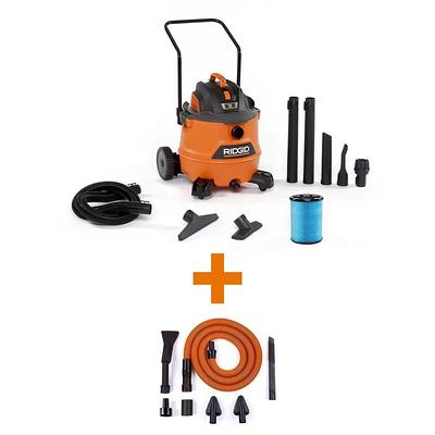 RIDGID 4 Gallon 5.0 Peak HP Portable Wet/Dry Shop Vacuum with Fine Dust  Filter, Hose, Accessories and Premium Car Cleaning Kit WD4070C - The Home  Depot