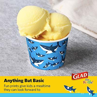 Glad for Kids Pool Party Paper Snack Bowls with Lids, Pool Party Kids  Paper Snack Bowls + Lids