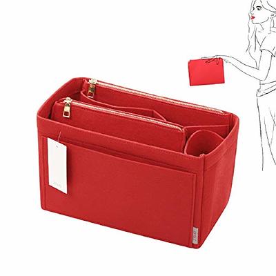 ZTUJO Purse Organizer, Felt Bag Organizer Purse Organizer Insert For  Speedy, Neverfull, Graceful, Neverfull,Tote, Handbag,Shaper (Large, Red) -  Yahoo Shopping