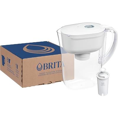  Brita Small 6 Cup Water Filter Pitcher with 1 Standard