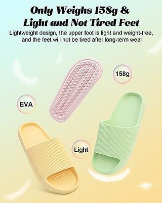 Comfy Feet All Around Slippers - Plush Unisex Slippers,  Indoor/Outdoor House Shoes - Lightweight And Warm Slippers With Rubber  Soles, Memory Foam Footbed, and Real Laces - Funny Gift For