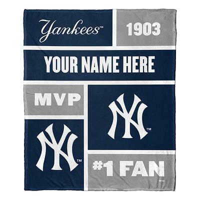 New York Yankees 60'' x 50'' Frosty Fleece Blanket - Yahoo Shopping