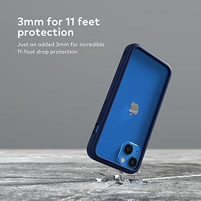  RhinoShield Bumper Case Compatible with [iPhone 13 Mini]   CrashGuard NX - Shock Absorbent Slim Design Protective Cover 3.5M / 11ft  Drop Protection - Navy Blue : Cell Phones & Accessories