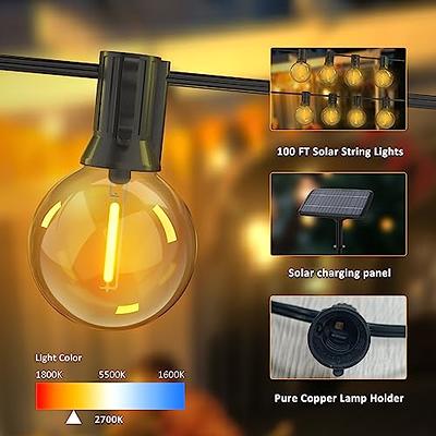 Outdoor Solar Led String Lights, Patio Solar Decorative Lights