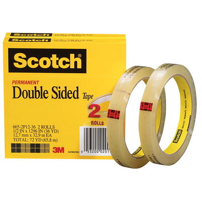 Scotch Permanent Double-sided Tape .5 X 450 : Target