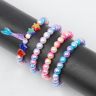 SYSAMA 6mm Round Glass Beads for Bracelet Making Kit, 1500 Pieces 15 Colors  Friendship Crystal Bead for Jewelry Making Supplies and DIY Crafts Gift
