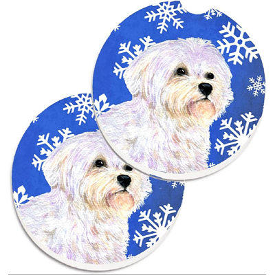 Set of 2 Cup Holder Car Coasters - Yahoo Shopping