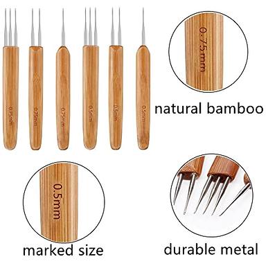 Dreadlocks Crochet Hooks for Hair 0.5mm (1 Hook, 2 Hooks, 3 Hooks) Crochet  Needles for Hair Dreadlock Hair Weaving Dreadlock Hooks Tool Set