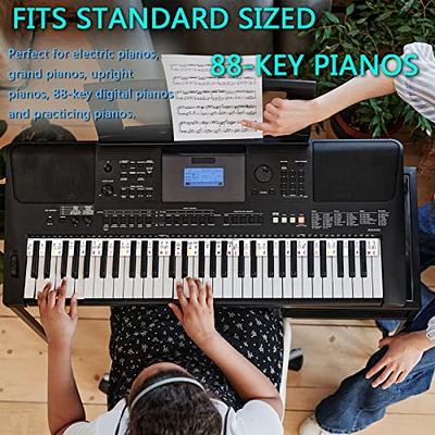 Silicone Piano Notes Guide For Beginner 88-key Reusable Detachable