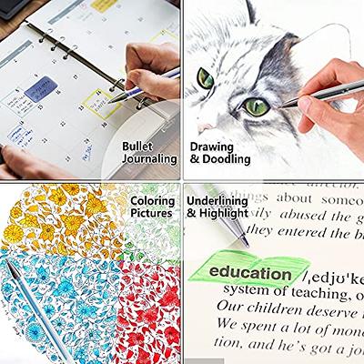  Oficrafted 160 Pack Gel Pen Sets for Adult Coloring Books,  Colored Gel Pens with 40% More Ink, Gel Coloring Pens with Travel Case for  Artists and Kids Drawing Doodling Journaling 