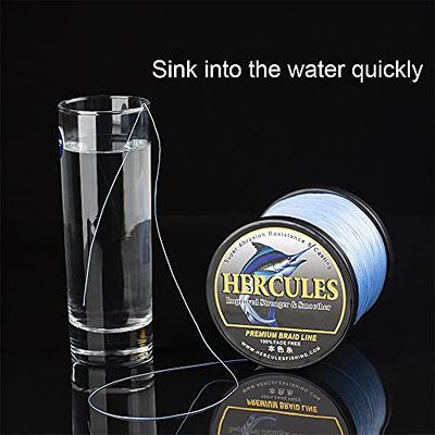 HERCULES Braided Fishing Line, Not Fade, 109 Yards PE Lines, 8