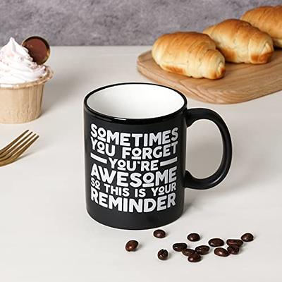 Futtumy Thank You Gifts for Coffee Mugs, Sometimes You Forget You