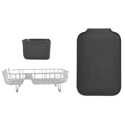 KitchenAid 3Piece Dish Drying Rack Black