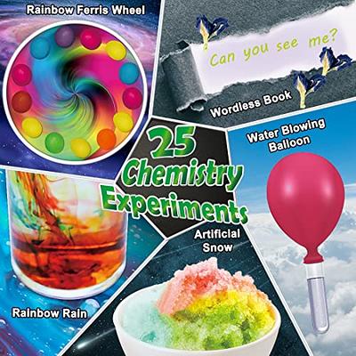 NATIONAL GEOGRAPHIC Amazing Chemistry Set - Chemistry Kit with 45 Science  Experiments Including Crystal Growing and Reactions , STEM Gift for Kids