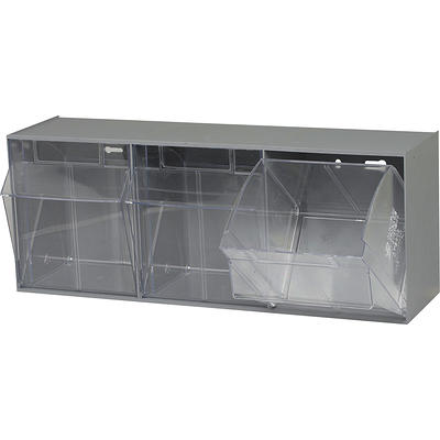 Quantum Storage QTB309 | 9 Compartment Tip Out Bin Ivory