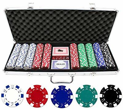  Ace Casino Poker Chip Set in Aluminum Carry Case