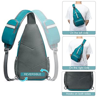 WATERFLY Sling Bag Crossbody Backpack: 7L Packable Lightweight Over  Shoulder Daypack Chest Pack 