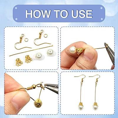 200 Pcs Flat Head Pins Jewelry Making Needles Earrings Beading Findings Bracelets Necklaces Beads Clasp Connector Accessories Materials (Bronze