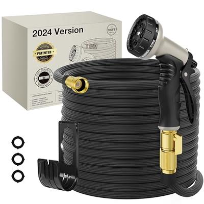 Fevone Garden Hose 3 ft, Drinking Water Safe, Hose Reel Leader