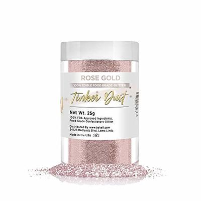 Fancy Sprinkles - Champagne Rose Gold Edible Glitter - 4g Jar