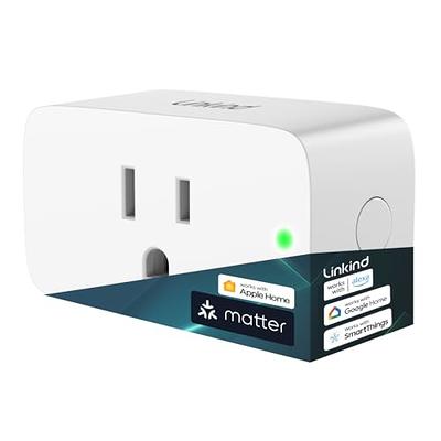 Aubess Smart Plugs with Energy Monitoring, Smart Plugs That Work with Alexa  & Google Assistant, Smart
