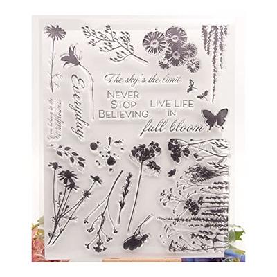 Qoiseys Never Stop Believing Clear Silicone Stamps for Card Making, Clear  Rubber Stamps for DIY Scrapbooking Photo Album Seal Stamps Embossing Album  Decor Craft - Yahoo Shopping