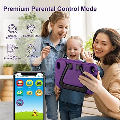 Oangcc Kids Tablet Android 11 FHD 7inch Tablet for Kids, Children Tablet  2GB RAM+32GB ROM (Up to 128G) Parental Control, Kid-Proof Case