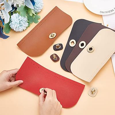  2 Pcs 0.6 inch Sew On Wide PU Leather Purses Straps