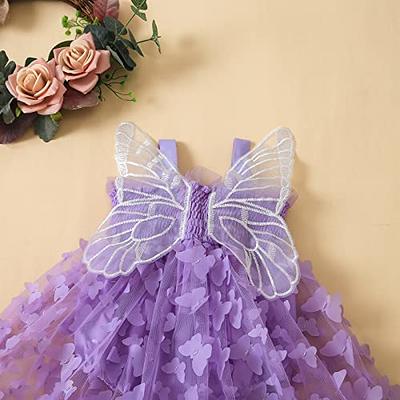 Solid Ruffled Baby Romper - Purple 12-18 M