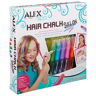 MSDADA Hair Chalk - New Hair Chalk Comb Temporary Bright Washable Hair  Color Dye for Girls Kids