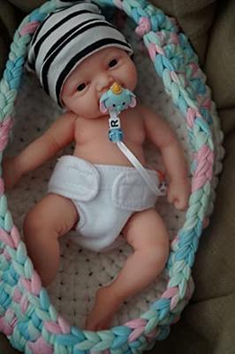  Miaio Reborn Baby Doll Boy 7 Inch Silicone Doll Mini