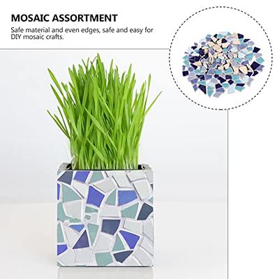 VOSAREA Ceramic Mosaic Irregular Shape Mosaic Tile DIY Glass