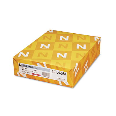 Neenah Paper 01345 Classic Crest Premium Paper, 24 lb, 8.5 x 11 Inches,  White, 500 Sheets per Ream, Classic Natural White (Pack of 2) - Yahoo  Shopping