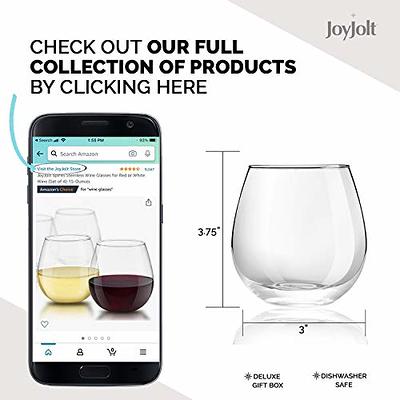 Joyjolt Triple Vacuum Insulated Stemless Wine Tumbler With Lid