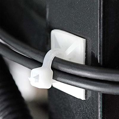 StarTech.com 100 Self Adhesive Cable Management Clips - Sticky