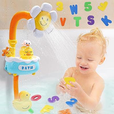 Bath Toy Bathtub Toy with Electric Shower and 36 Foam Bath Letters