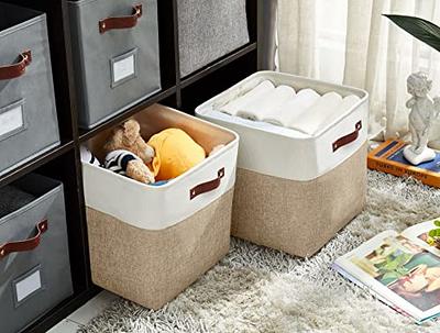 DECOMOMO Storage Bins, Fabric Storage Basket for Shelves for Organizing  Closet