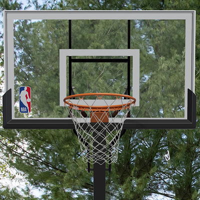 NBA 60 Portable Adjustable Basketball Hoop, Shatter-Resistant