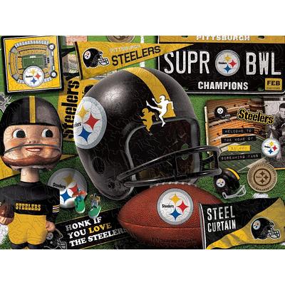 You The Fan Nfl Pittsburgh Steelers Wooden Retro Series Puzzle - Yahoo  Shopping