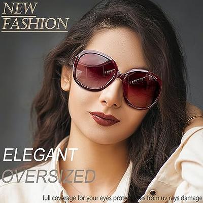 SIPHEW Polarized Sunglasses for Women, Mirrored Sunglasses-Fashion  Oversized Eyewear with UV400 Protection : : Clothing, Shoes &  Accessories