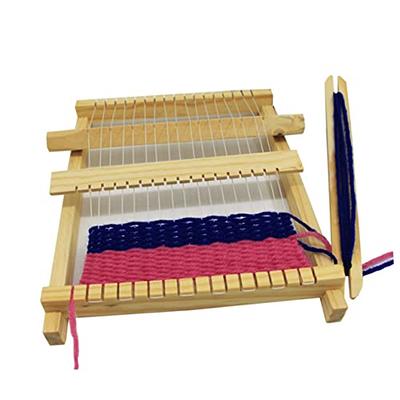 1Set Hand-Woven Wooden Weaving Loom Kit Tools DIY Woven Set Craft