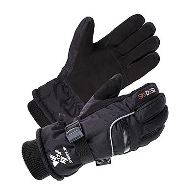 3M Thinsulate Lined Water Repellant Deerskin Leather Work Gloves