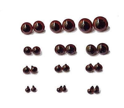 100Pcs 6mm/8mm/10mm/12mm/14mm/16mm Safety Eyes Plastic Doll Eyes and Noses  with Washers Doll Eye Crochet Eyes Toy Accessories for Doll Making(10mm) -  Yahoo Shopping
