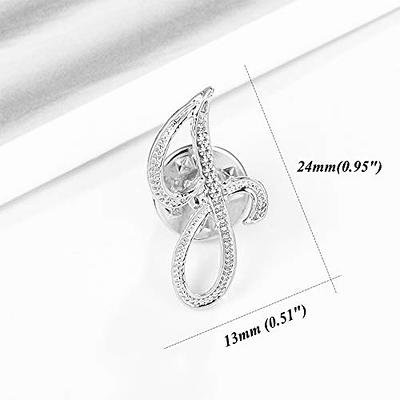 ETHOON Letter Brooch Pins Initial Rhinestone Brooch for Women Crafts Gold E  - Yahoo Shopping