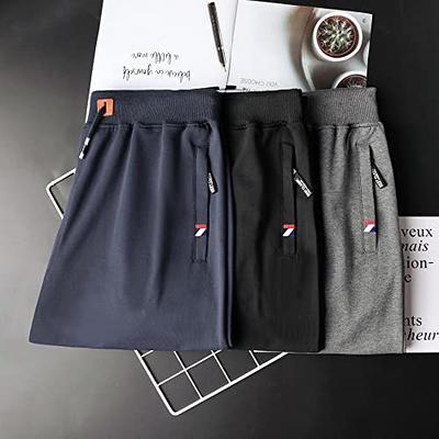 GEEK LIGHTING Mens Shorts Casual Comfortable Workout Shorts Drawstring  Zipper Pockets Elastic Waist Black Small - Yahoo Shopping