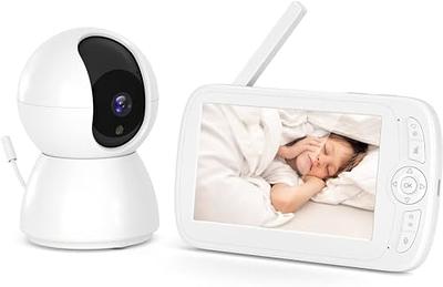 Kidsneed Baby Monitor 35 Screen Video Baby Monitor With Camera And Audio  Remote Pan-tilt-zoom Night Vision Vox Mode Temperature Monitoring Lull