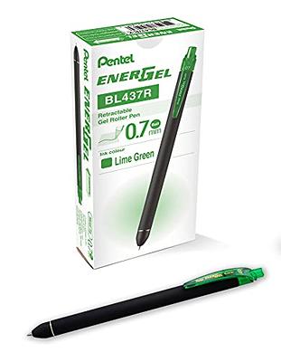 EnerGel Kuro Liquid Gel Pen, (0.7mm) Medium line, Assorted Ink, 24